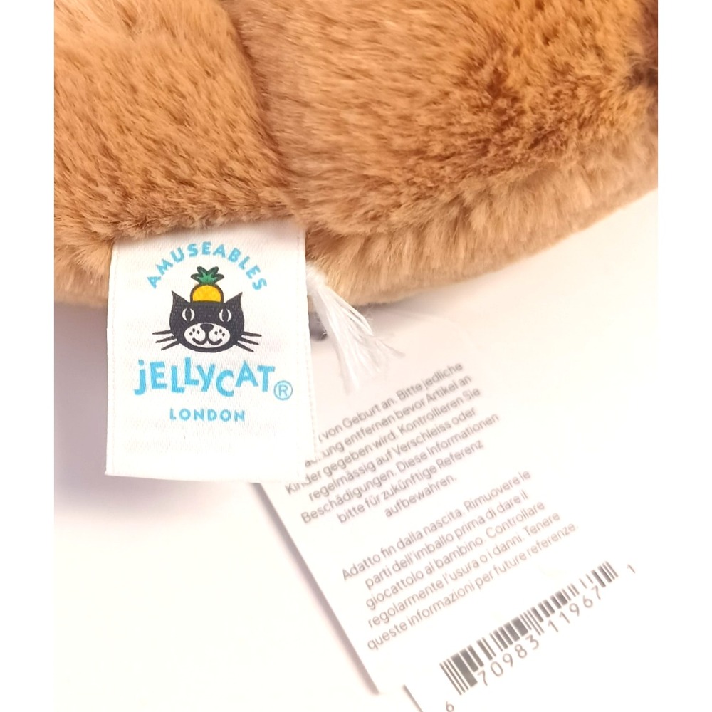 Jellycat Amuseables Small Croissant Plush Stuffed Food Toy NWT Retired - Picture 9 of 12